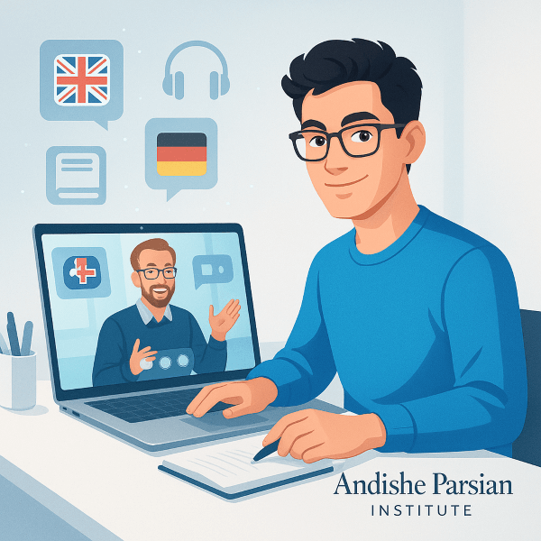 آموزشگاه زبان با کلاس آنلاین